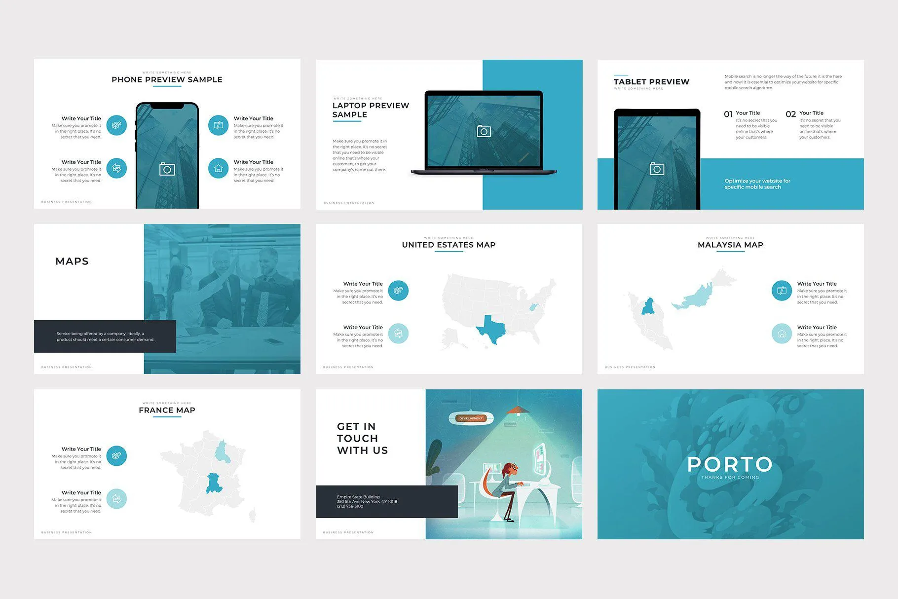 Porto Business Google Slides