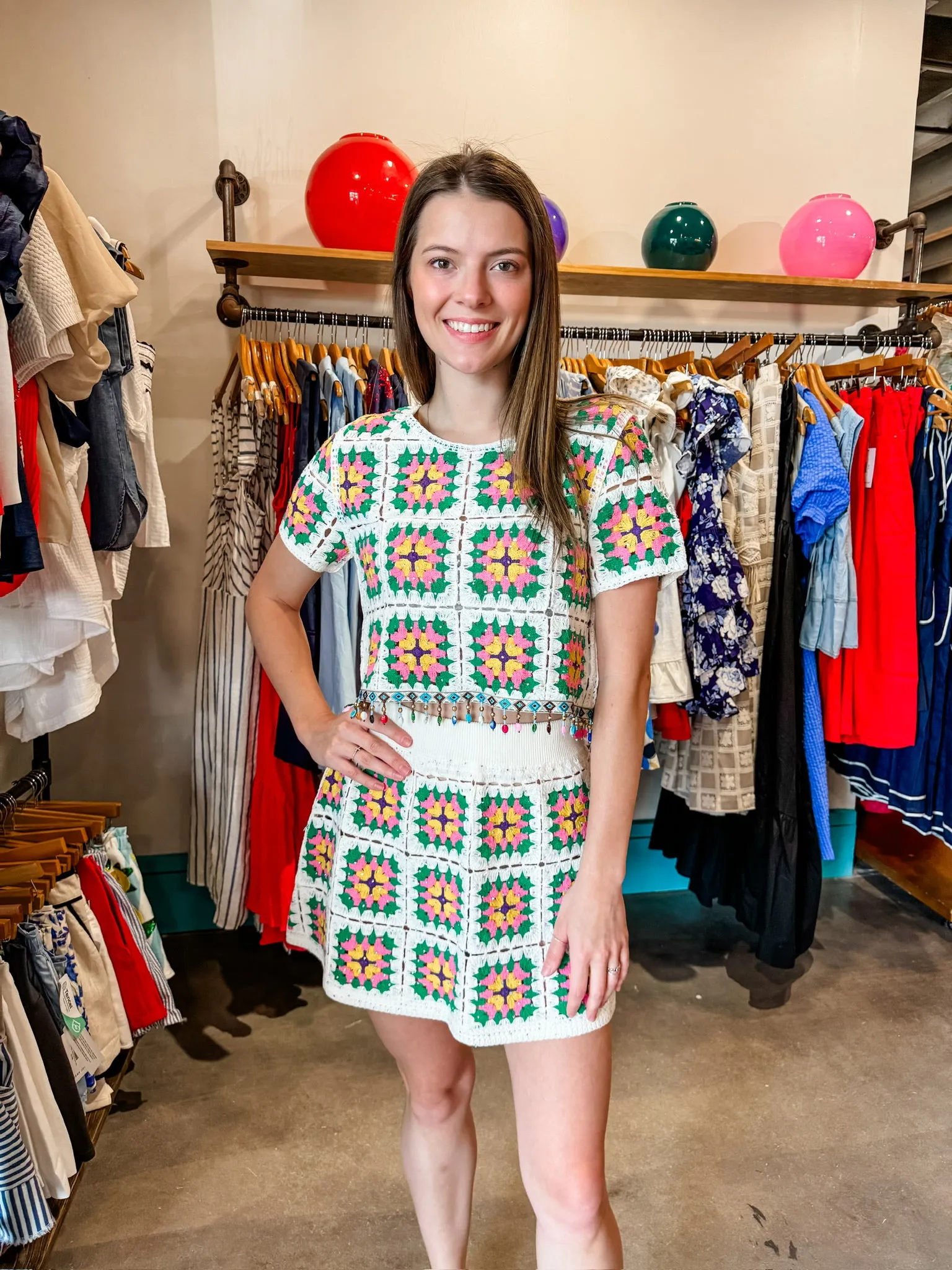 QOS Multi Crochet Skirt