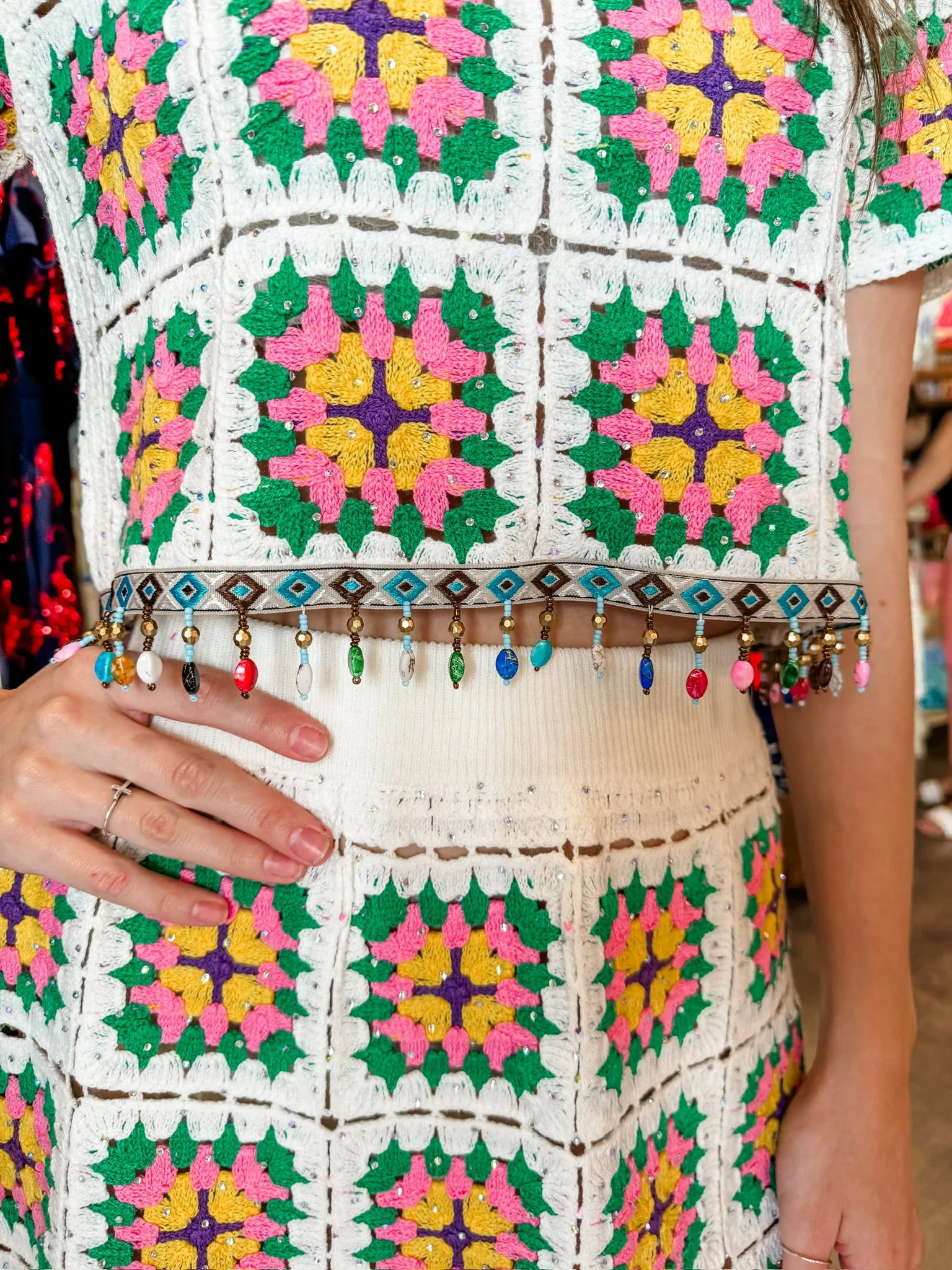 QOS Multi Crochet Skirt