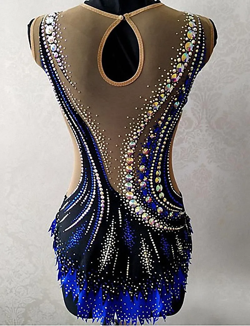 #R334 Rhythmic Gymnastics leotards - Artistic Gym-Ice Skating- Dance Costumes