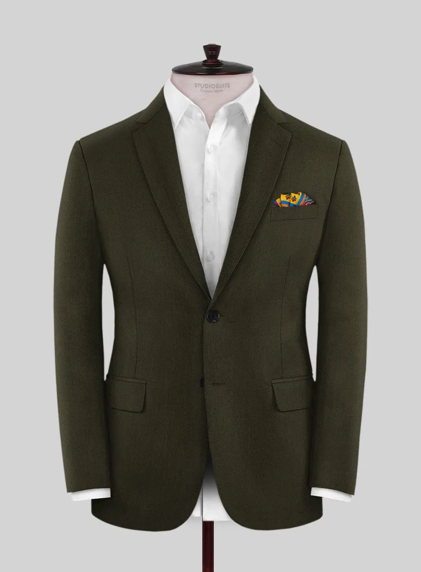 Reda Dark Green Wool Jacket