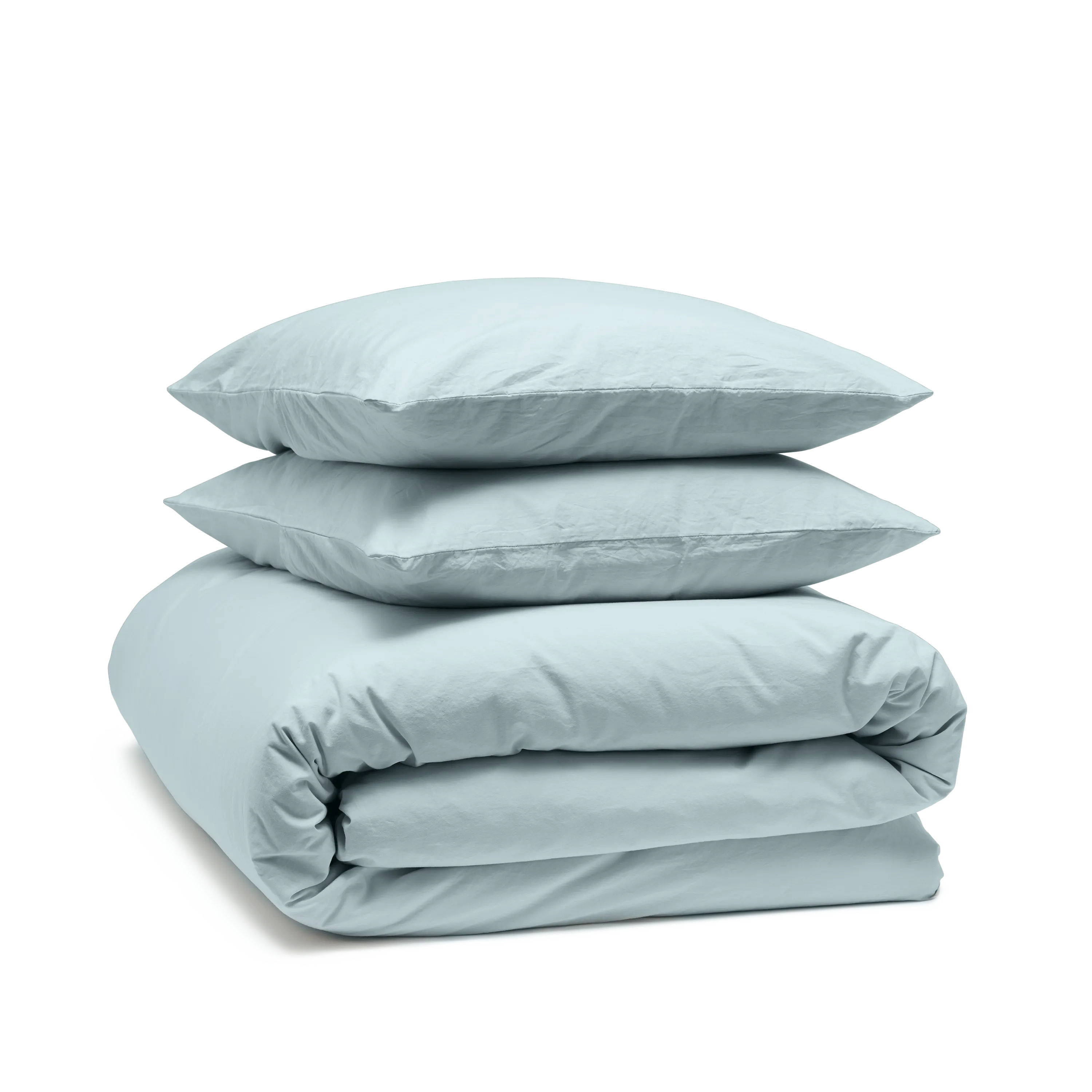 Relaxed Cotton Bedding Bundle - Sky