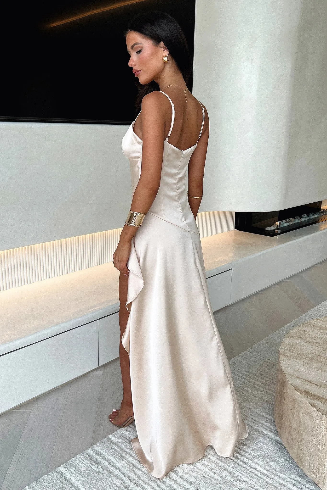 Romeo Maxi Dress - Champagne