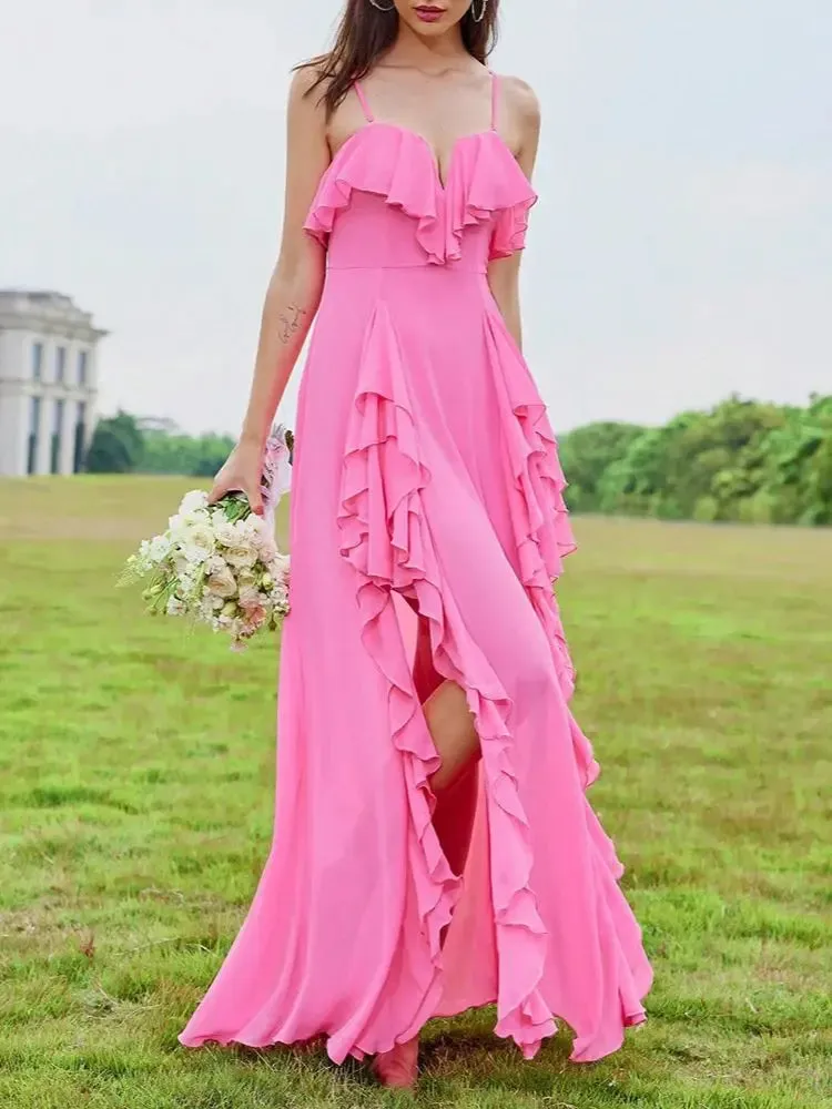 Ruffle Maxi Dress
