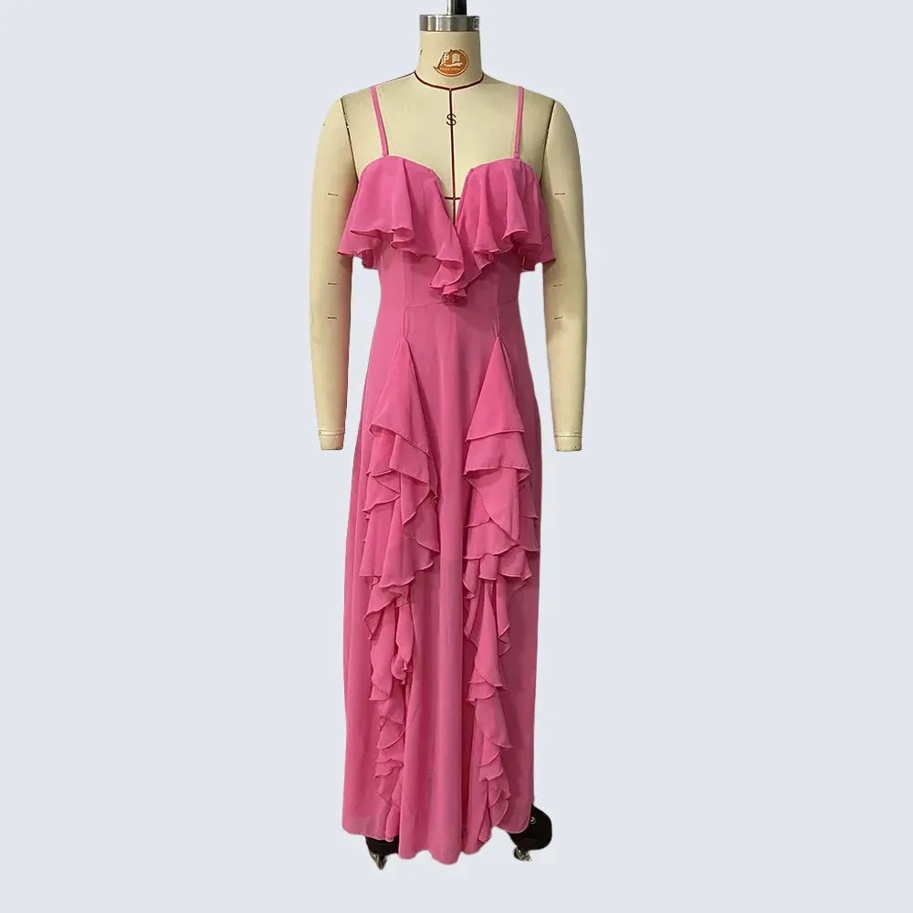 Ruffle Maxi Dress