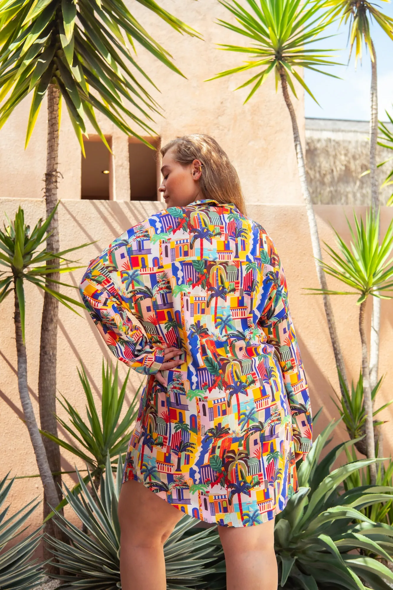Sandy Shirt Dress - Havana Day