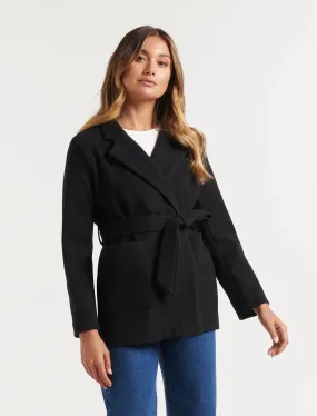 Sarah Petite Wrap Coat