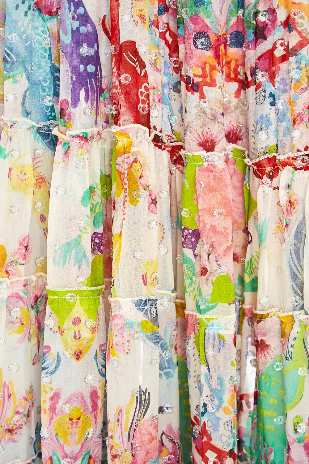SHEER TIERED CIRCLE SKIRT DRAGON DIVINITY