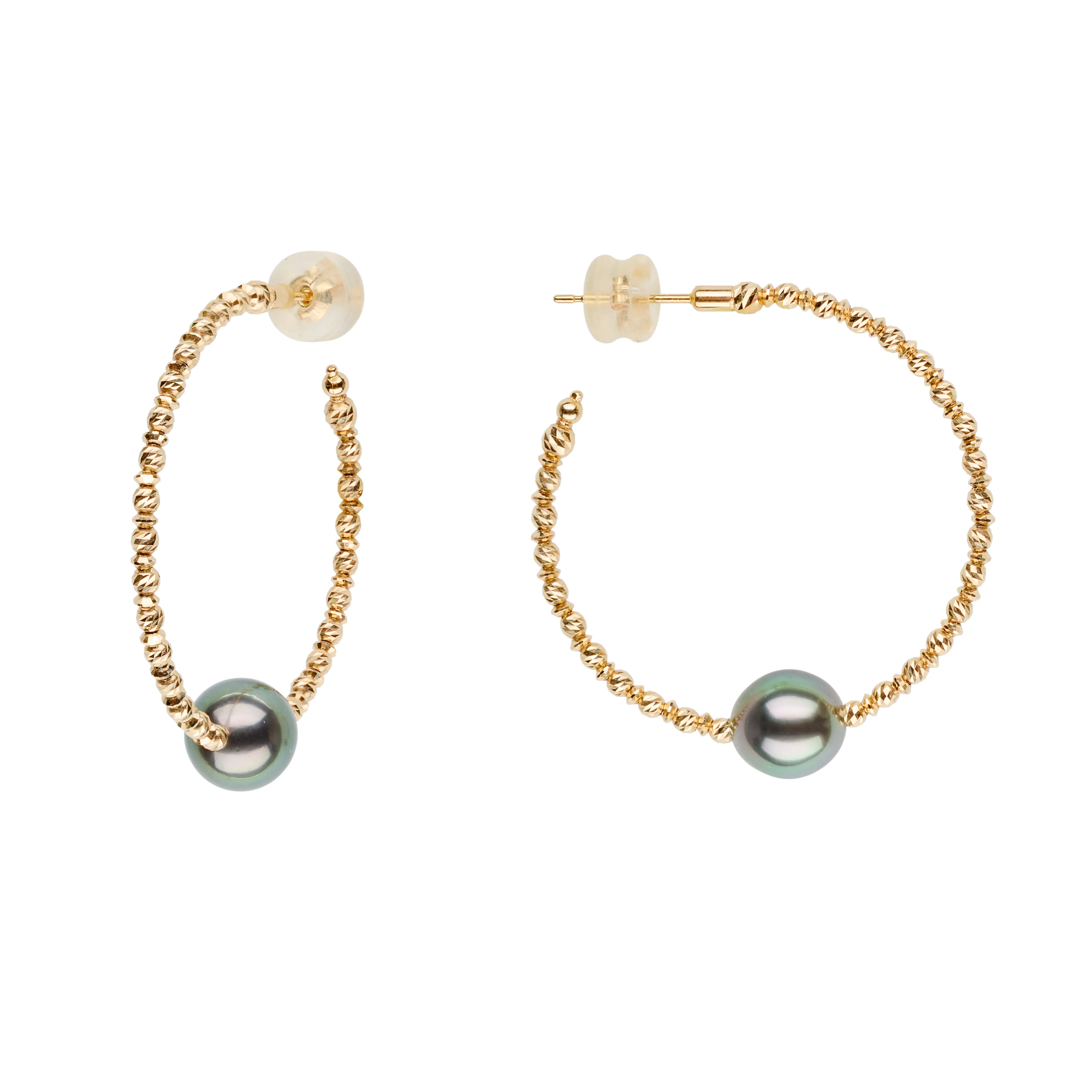 Sparkle Bangle Hoop Earrings