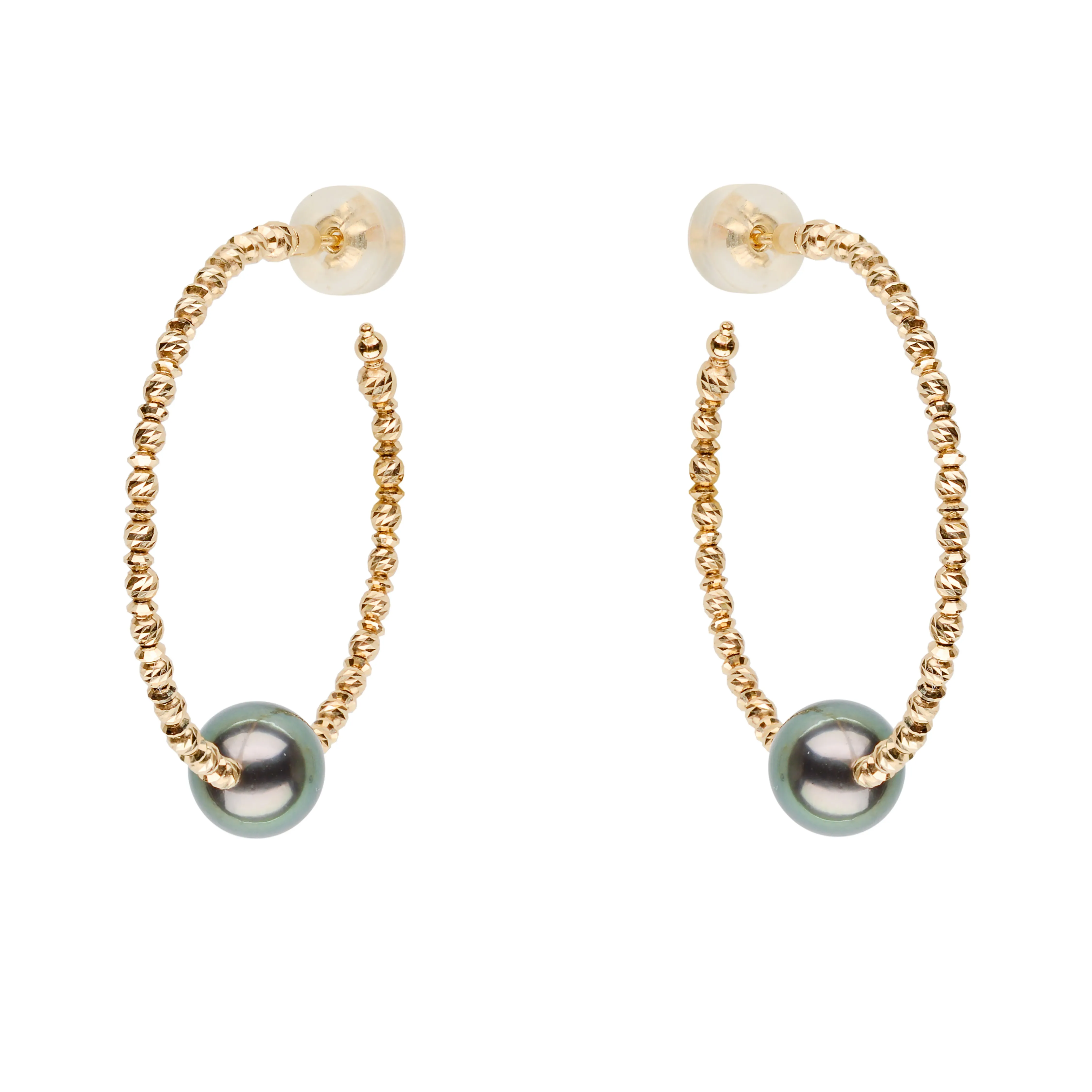 Sparkle Bangle Hoop Earrings