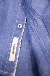 S/S LINEN W/BUTTON-DOWN REG-FIT