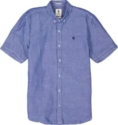 S/S LINEN W/BUTTON-DOWN REG-FIT