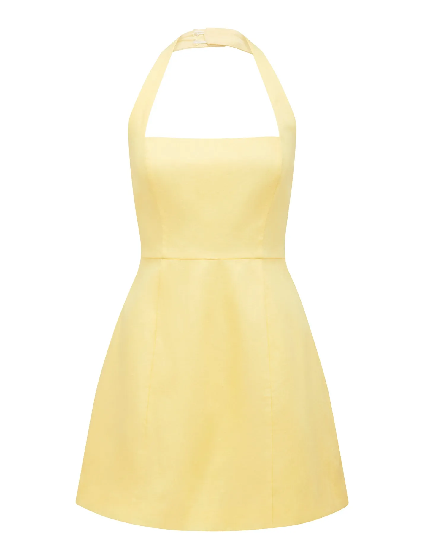 Stevie Halter Neck Linen Mini Dress