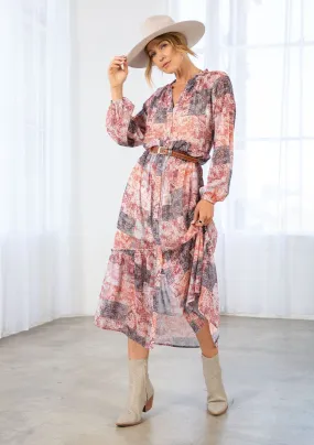 Sunstone Patchwork Maxi Dress