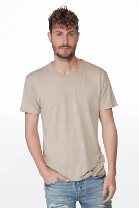 Taupe Men's Linen Shirt