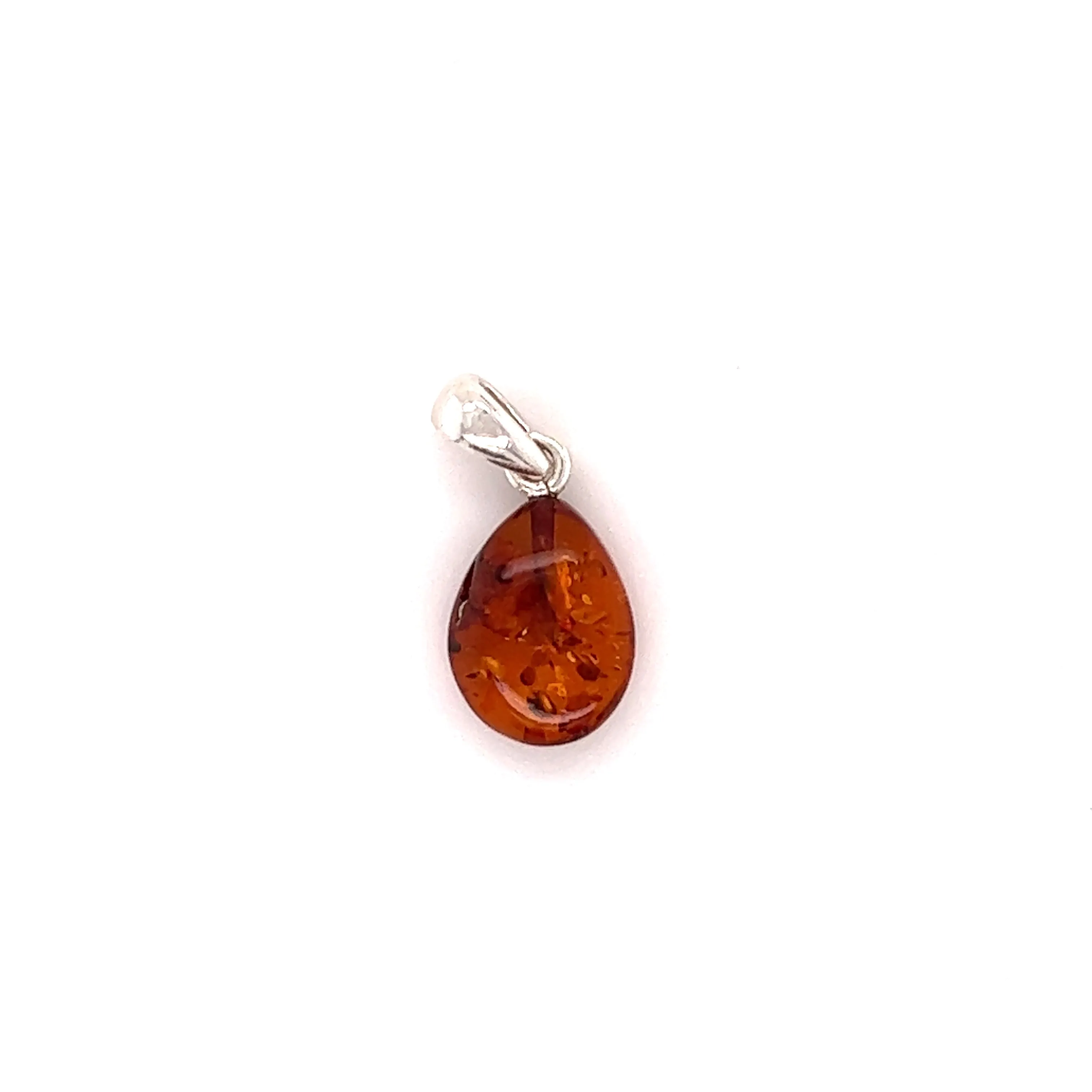Teardrop Amber Pendant