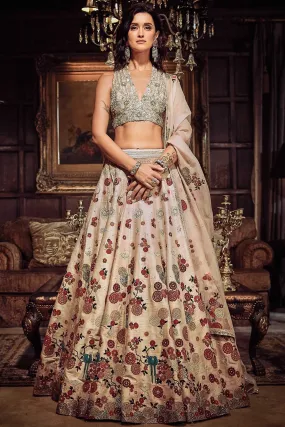 The Satire Japanese Pink Lehenga