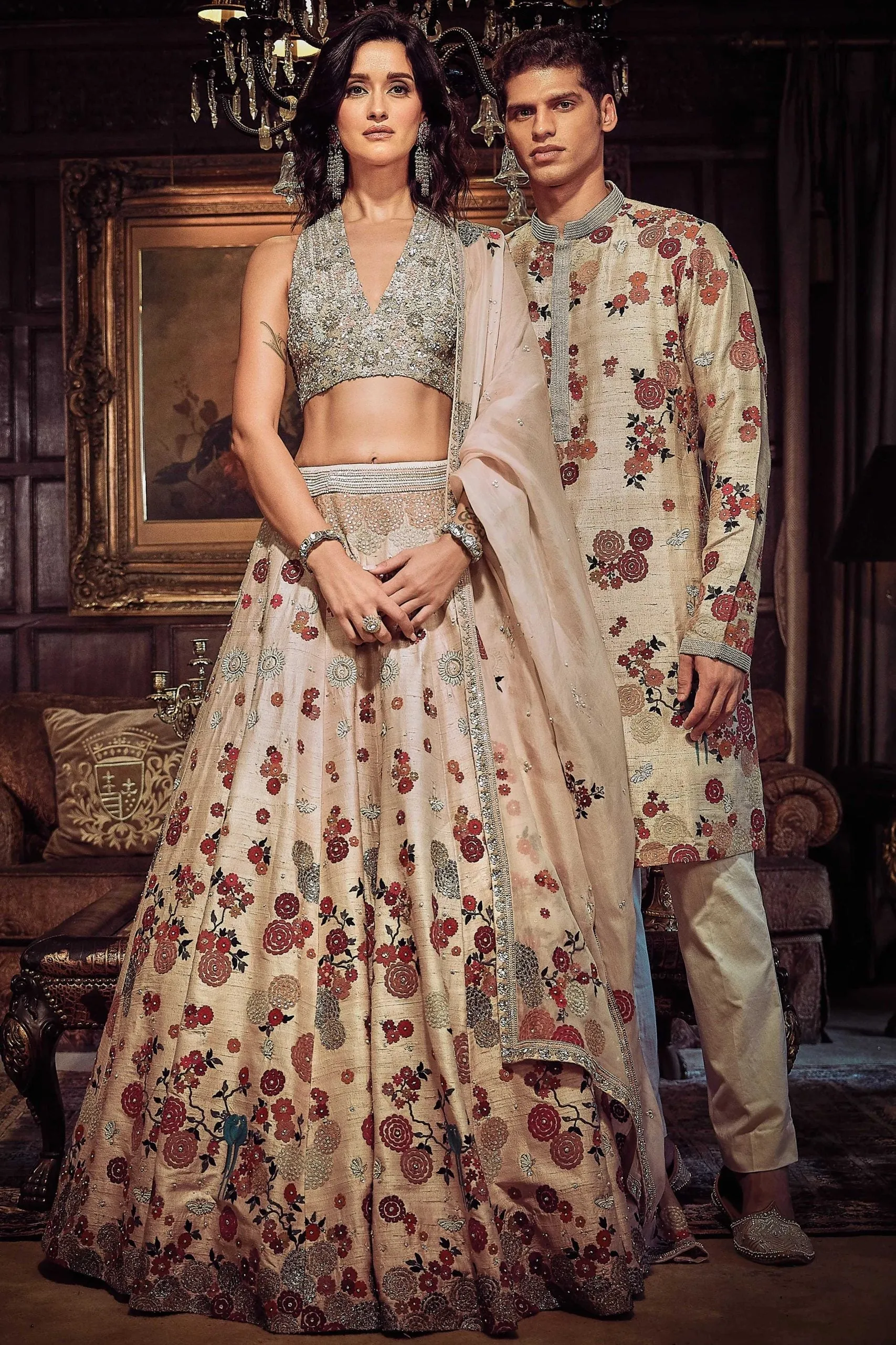 The Satire Japanese Pink Lehenga