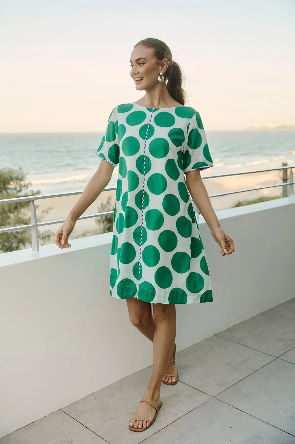 Tilly 2-Way Tunic Dress in Polka Fest