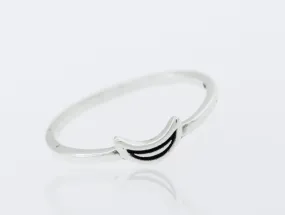 Tiny Crescent Moon Ring