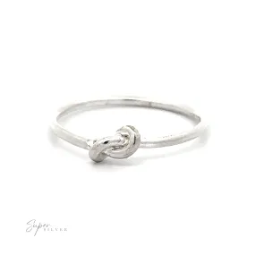 Tiny "Love" Knot Ring