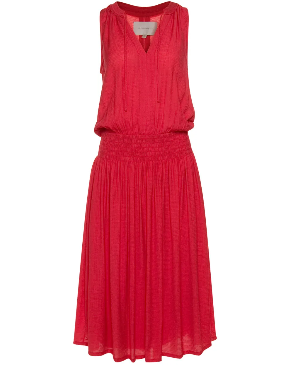 Vermillion Sleeveless Francine Dress
