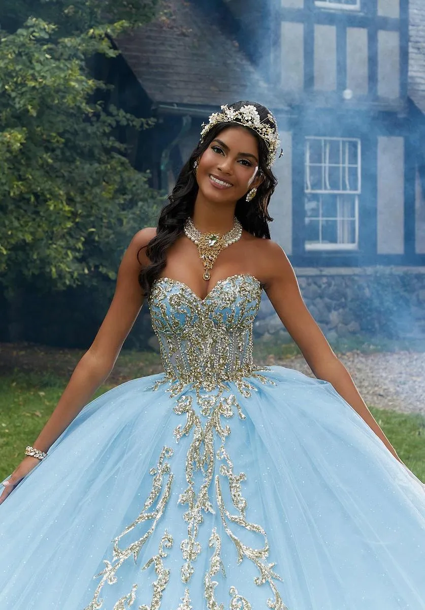 Vizcaya by Morilee Quince Beaded Quince Dress 89458