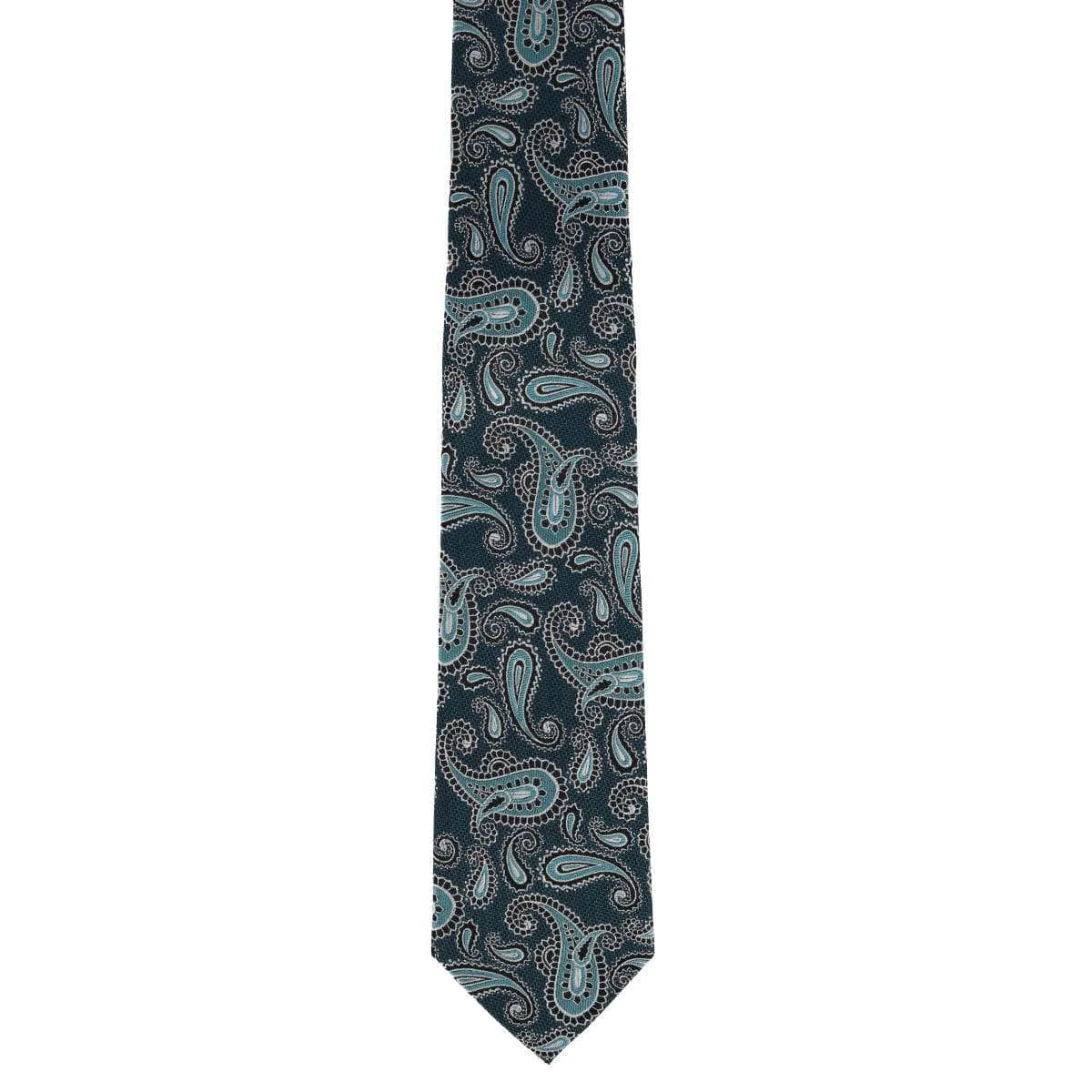Wharton Wavy Paisley Silk Novelty Necktie