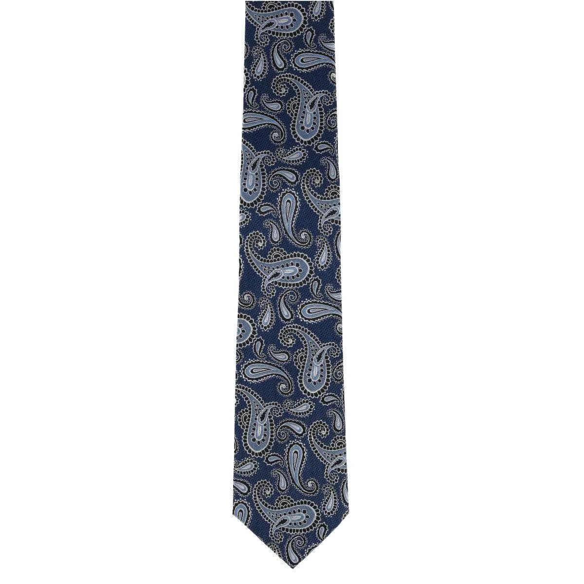 Wharton Wavy Paisley Silk Novelty Necktie