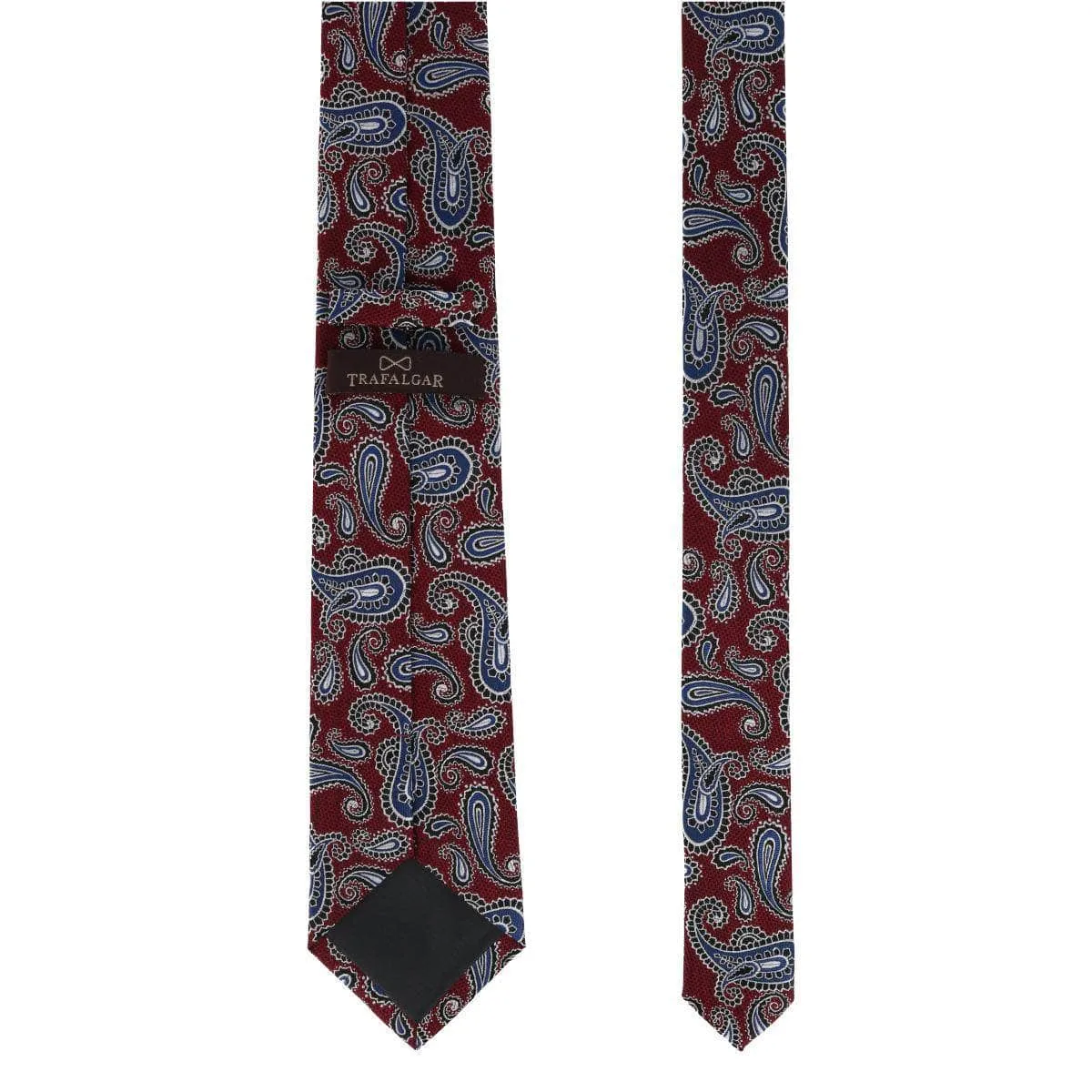 Wharton Wavy Paisley Silk Novelty Necktie