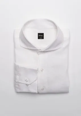 White Crisp Linen Shirt